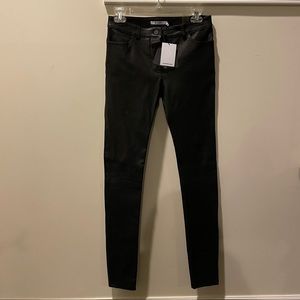 T BY ALEXANDER WANG Leather Pants NWT